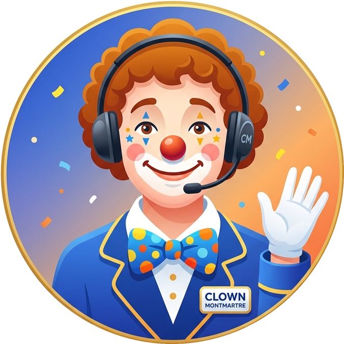 Mascotte Clown Montmartre