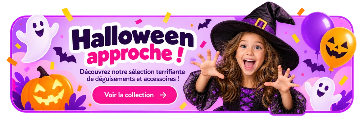 Halloween approche : découvrez notre sélection terrifiante de déguisements et accessoires. Voir la collection